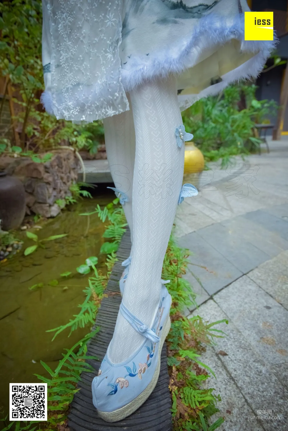 Silk Enjoyer 122 Mu Mu, Hanfu Embroidered Shoes White Socks [IESS] Photo Set photo 9