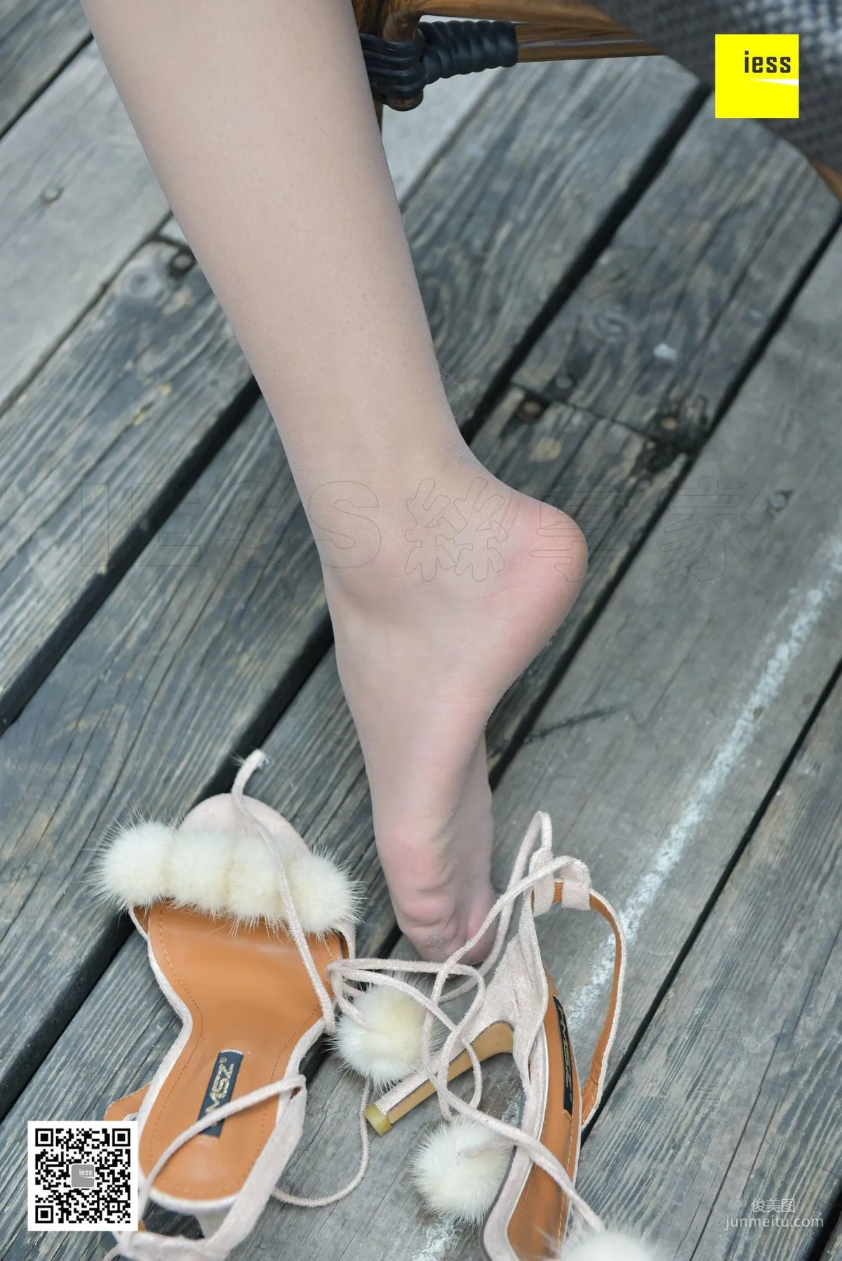 Silk Enjoyer 114 Jing Jing Fluffy Lace-Up Sandals [IESS] Photo Set photo 94