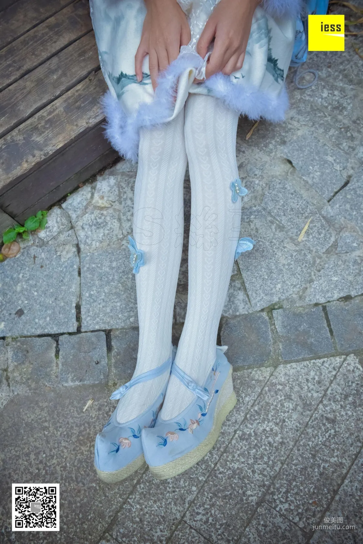 Silk Enjoyer 122 Mu Mu, Hanfu Embroidered Shoes White Socks [IESS] Photo Set photo 19