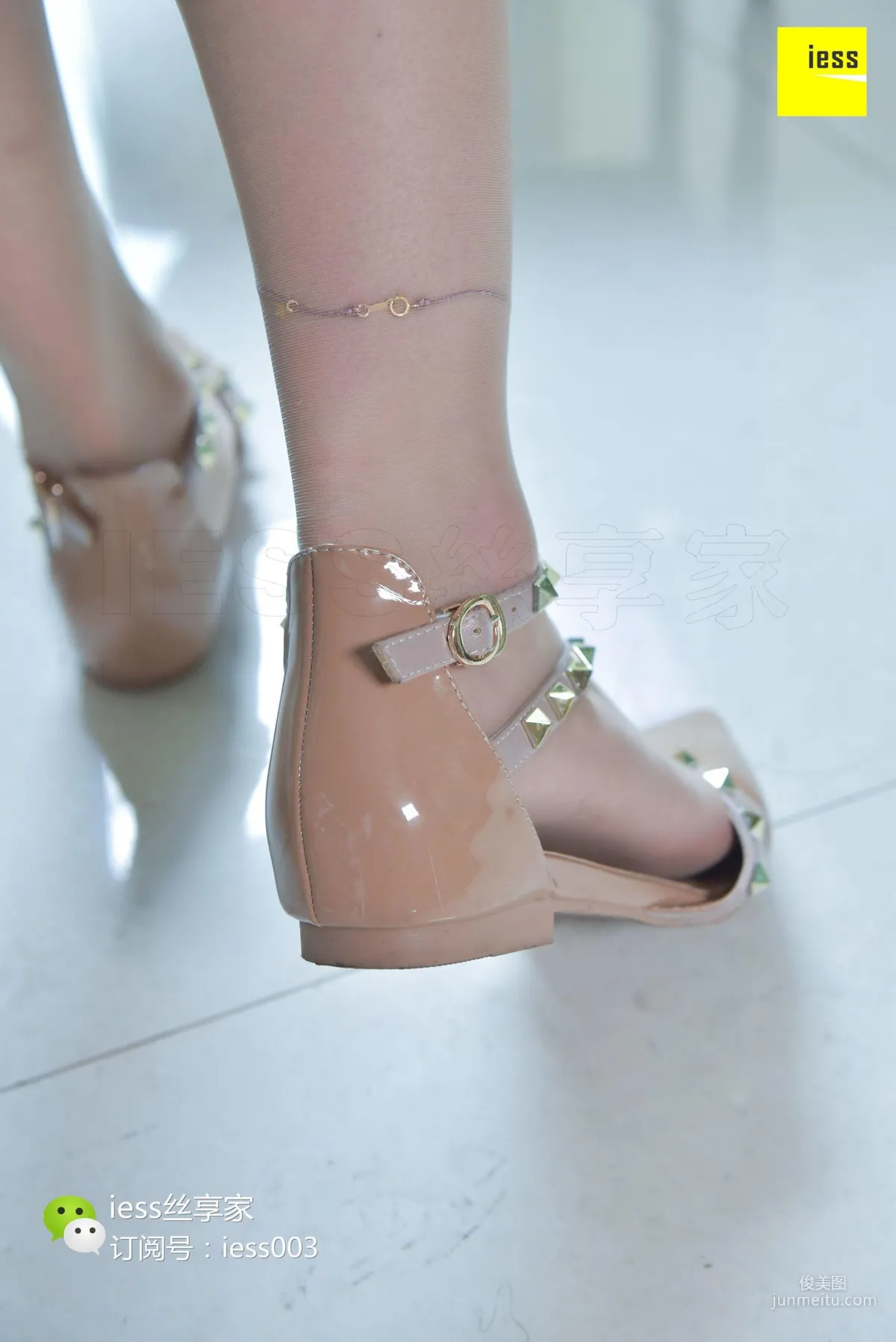 Silk Enjoyer 071 Qiuqiu, Nude-Colored Elegant Flats [IESS] Photo Set photo 32
