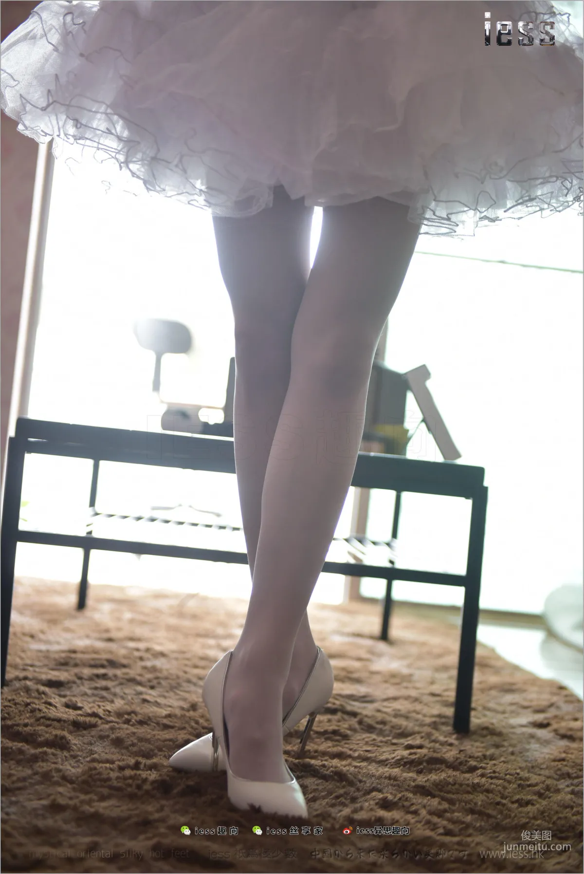 Silk Stockings Bento 159 Xiao Liu White Silver Ear [IESS] Photo Set photo 16