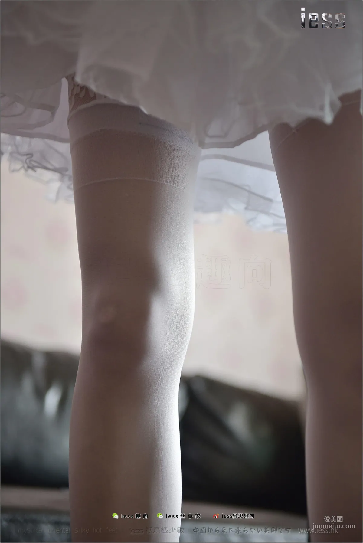 Silk Stockings Bento 159 Xiao Liu White Silver Ear [IESS] Photo Set photo 31