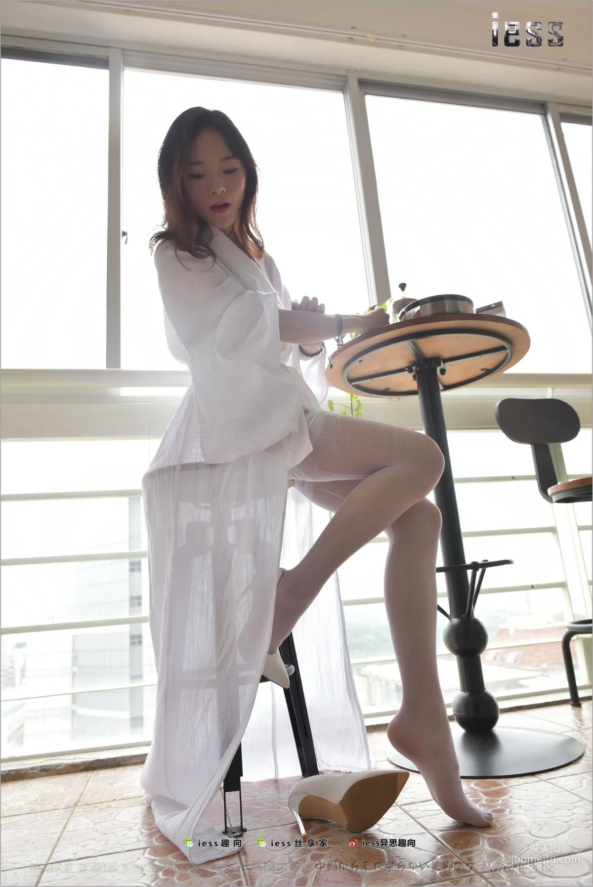 Silk Stockings Bento 179 Xiao Liu 《No.8 White Stockings Waltz》 [IESS] Photo Set photo 47