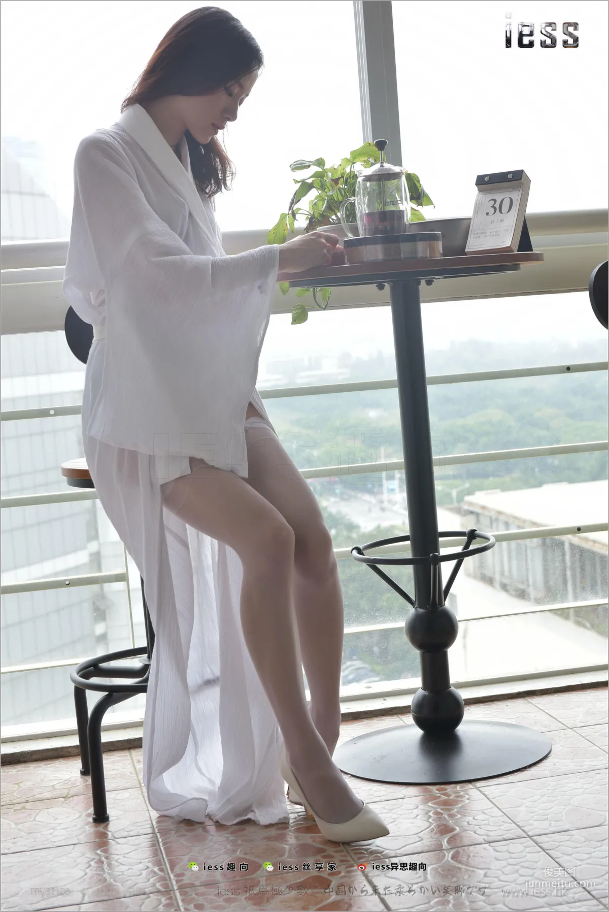 Silk Stockings Bento 179 Xiao Liu 《No.8 White Stockings Waltz》 [IESS] Photo Set photo 27