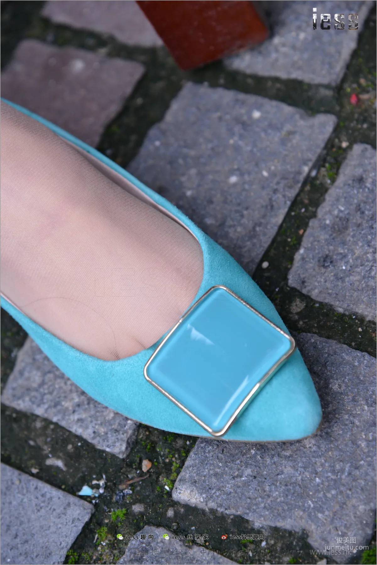 Silk Stockings Bento 173 Shi Qi, Blue Small Heels Double Eleven Special [IESS] Photo Set photo 8