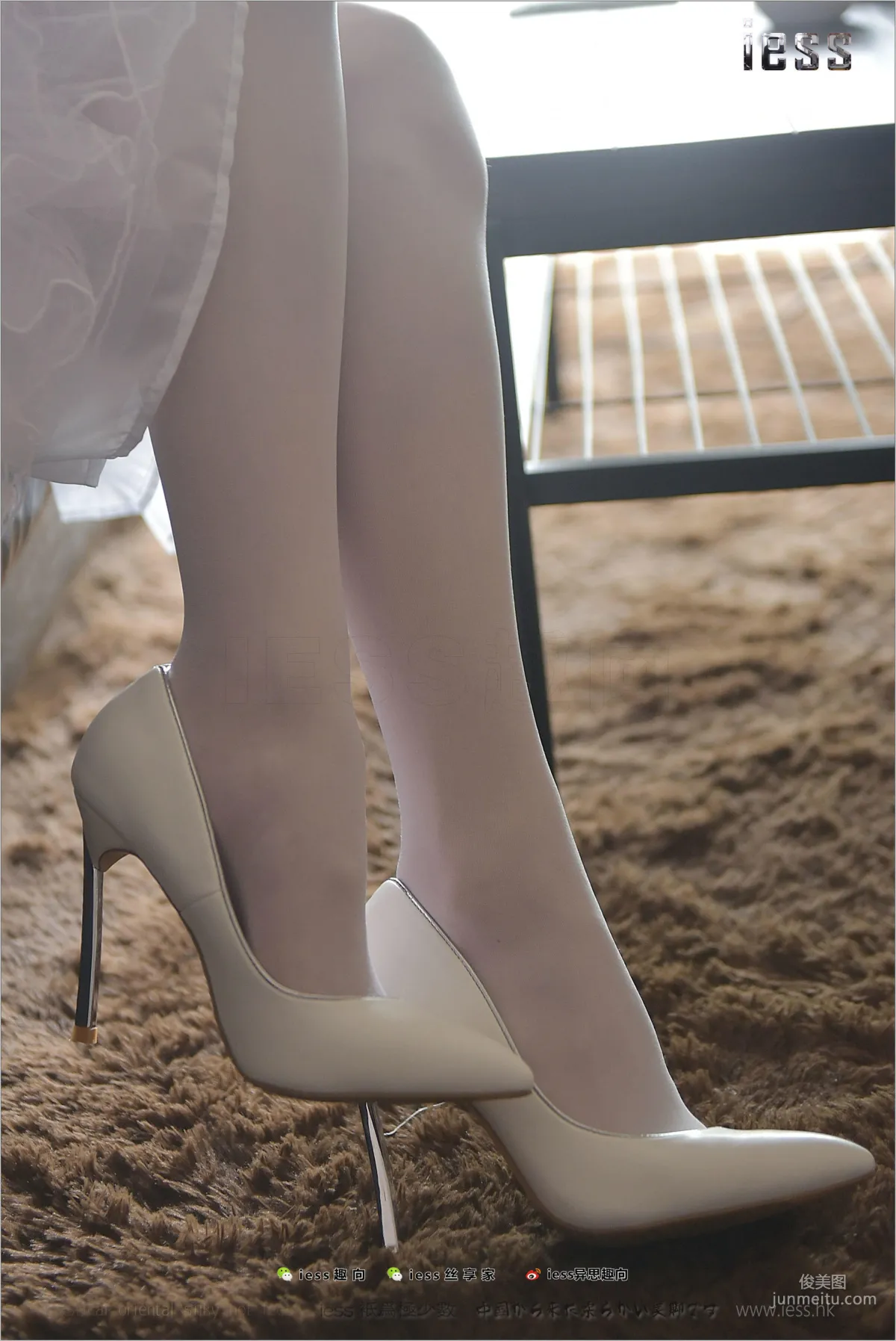 Silk Stockings Bento 159 Xiao Liu White Silver Ear [IESS] Photo Set photo 49