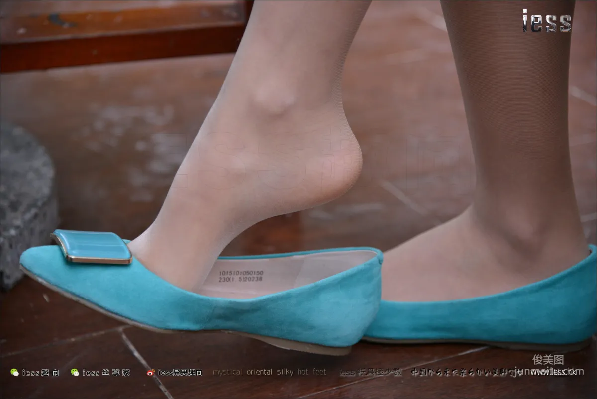 Silk Stockings Bento 173 Shi Qi, Blue Small Heels Double Eleven Special [IESS] Photo Set photo 75
