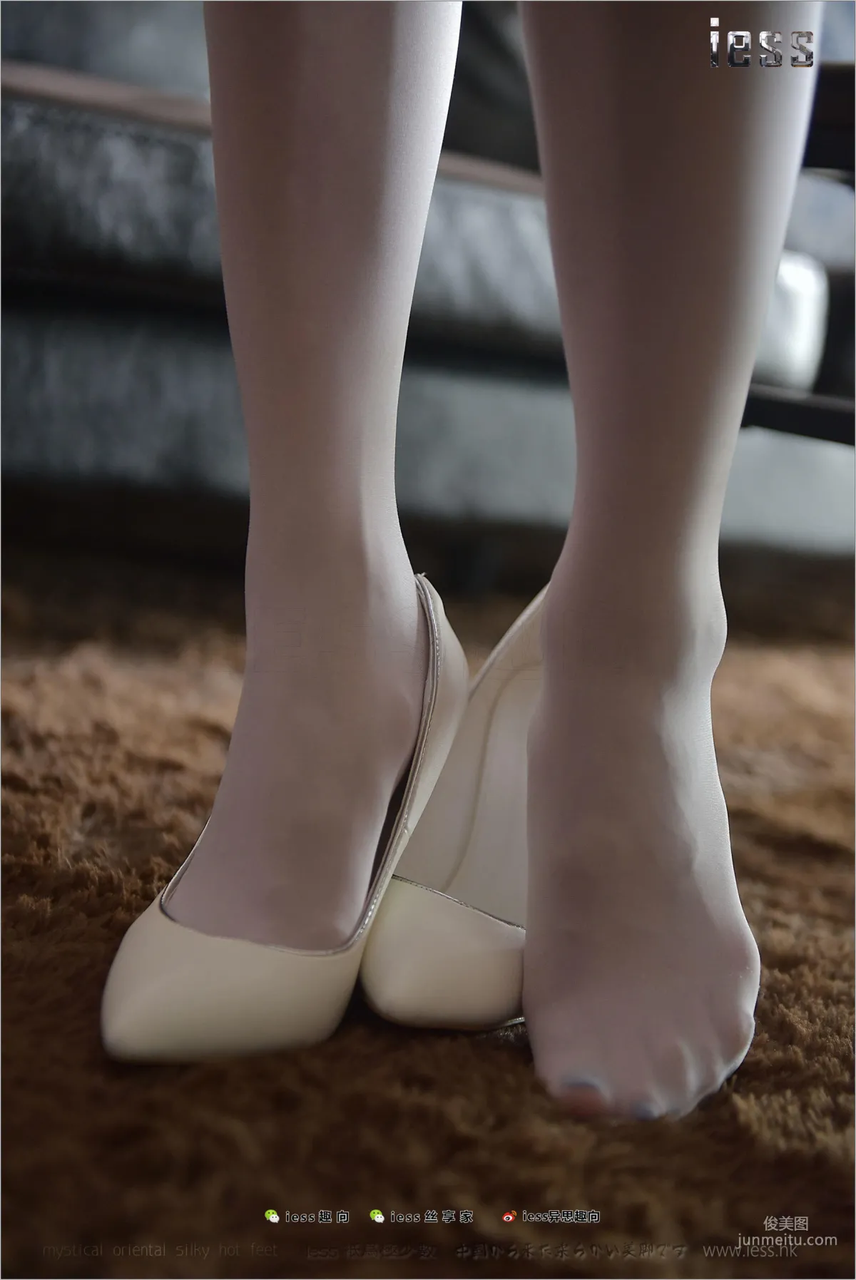 Silk Stockings Bento 159 Xiao Liu White Silver Ear [IESS] Photo Set photo 35