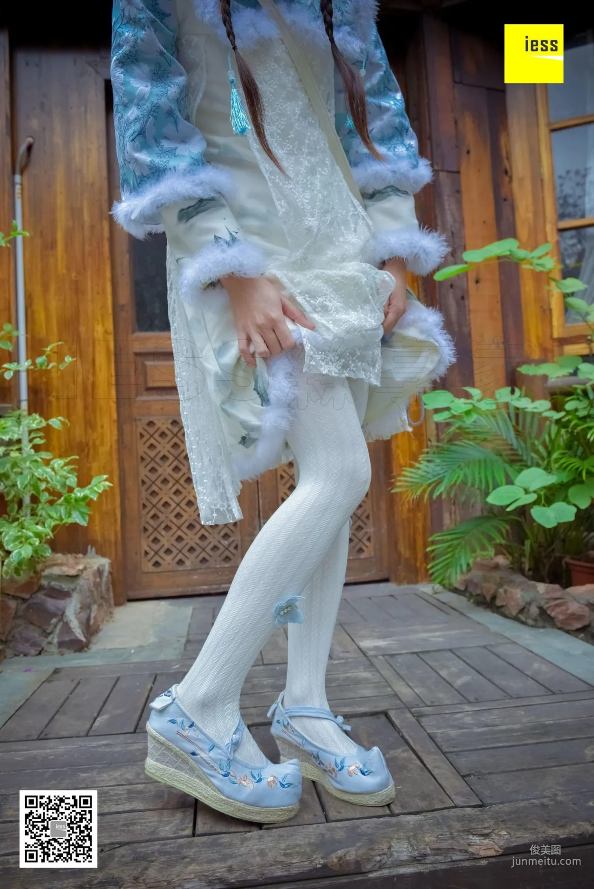 Silk Enjoyer 122 Mu Mu, Hanfu Embroidered Shoes White Socks [IESS] Photo Set photo 26