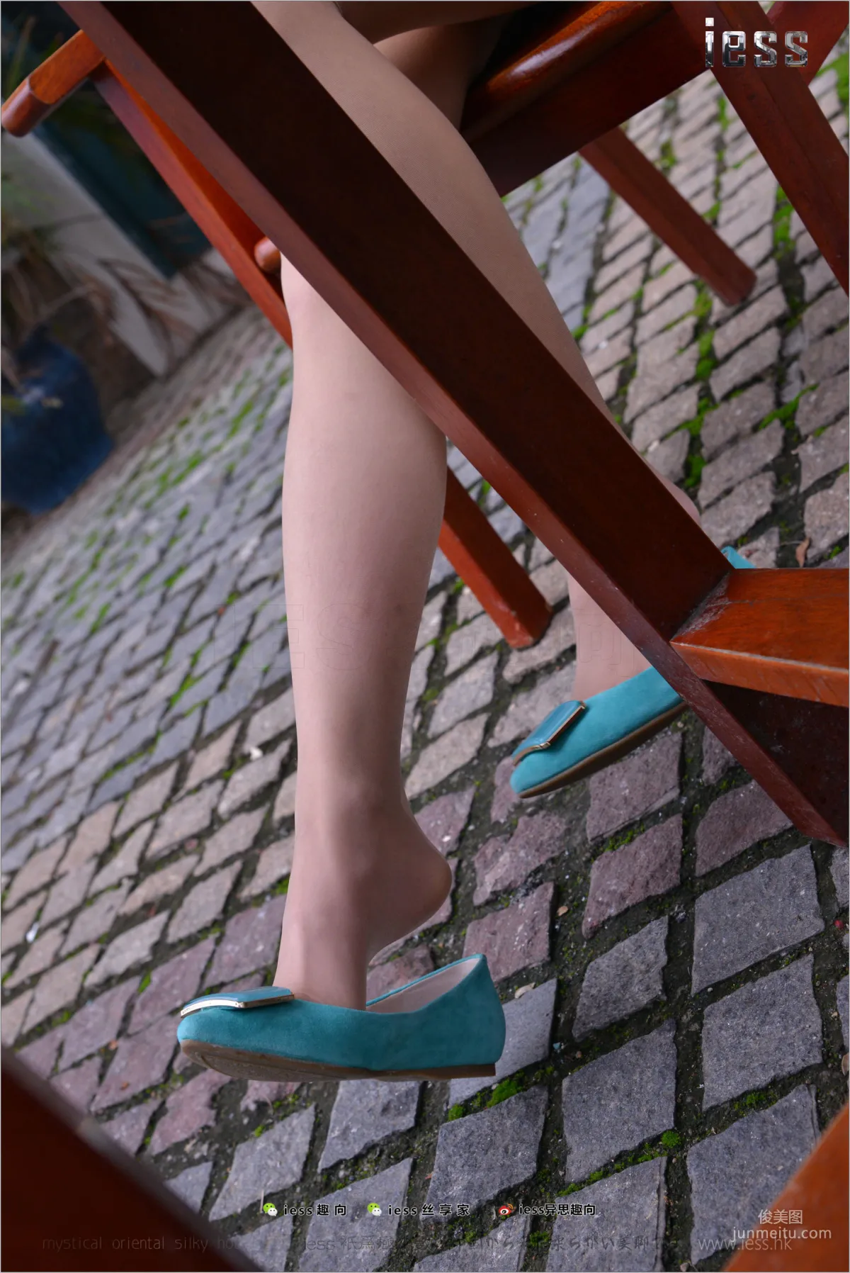 Silk Stockings Bento 173 Shi Qi, Blue Small Heels Double Eleven Special [IESS] Photo Set photo 29