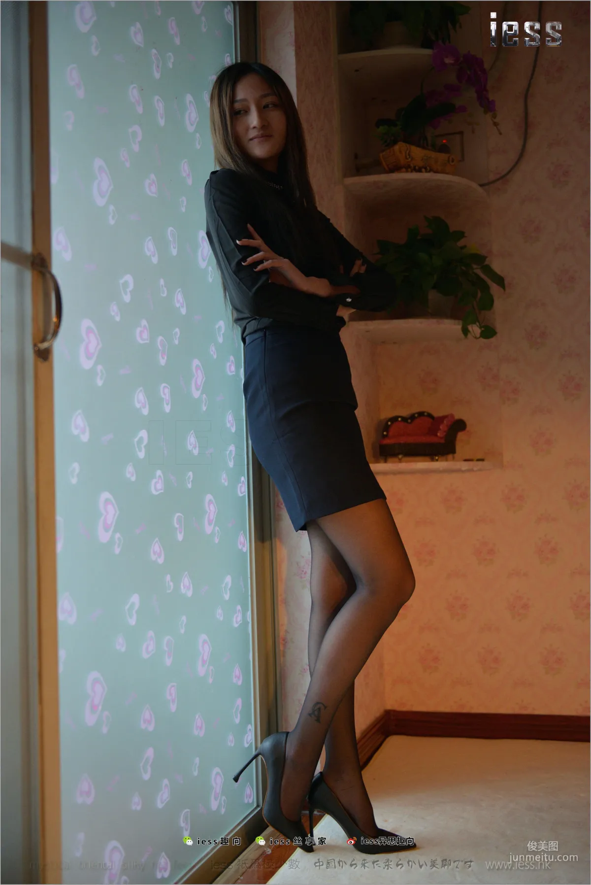 丝足便当168 潇潇 《黑丝女神黑丝秀》[IESS异思趣向] 写真集28