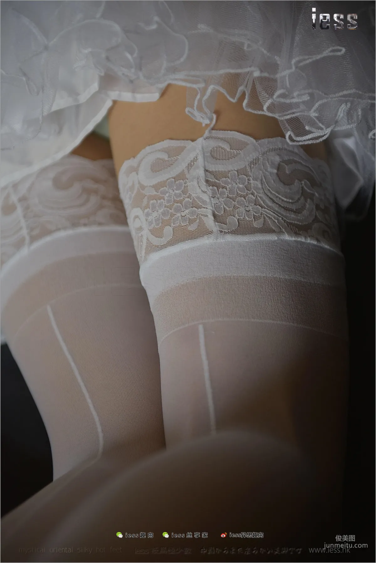 Silk Stockings Bento 159 Xiao Liu White Silver Ear [IESS] Photo Set photo 97