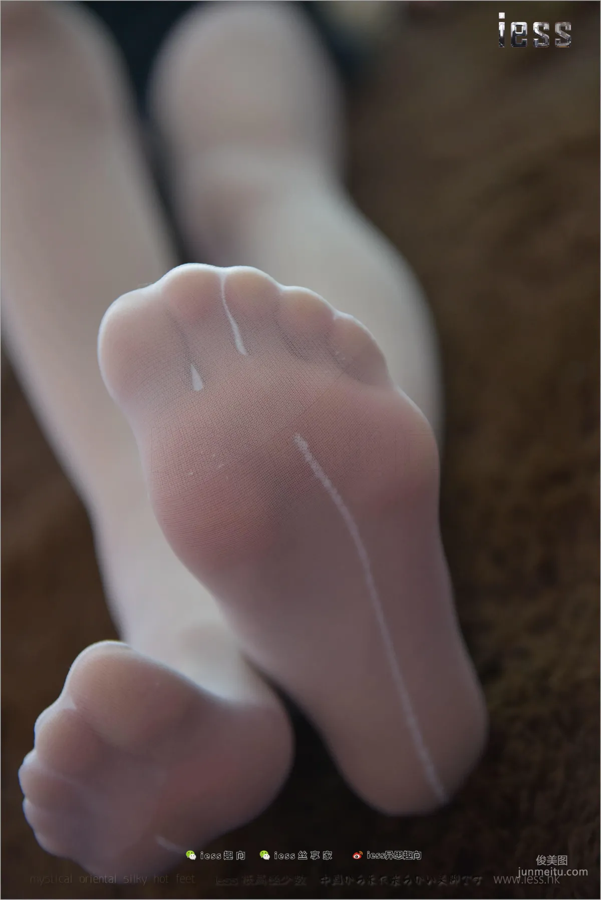 Silk Stockings Bento 159 Xiao Liu White Silver Ear [IESS] Photo Set photo 89