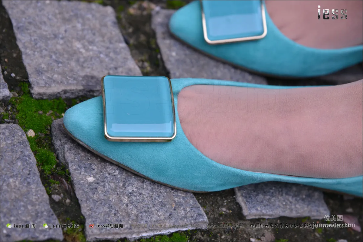 Silk Stockings Bento 173 Shi Qi, Blue Small Heels Double Eleven Special [IESS] Photo Set photo 59