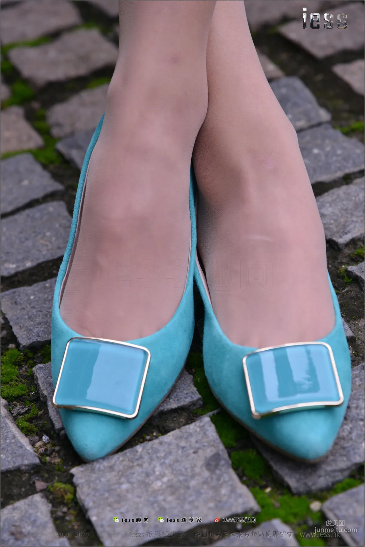 Silk Stockings Bento 173 Shi Qi, Blue Small Heels Double Eleven Special [IESS] Photo Set photo 62