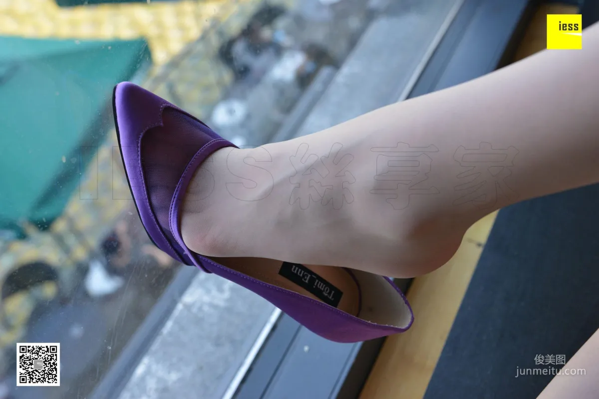 Silk Enjoyer 124 Wu Mingshi Invincible Purple See-Through High Heels [IESS] Photo Set photo 76