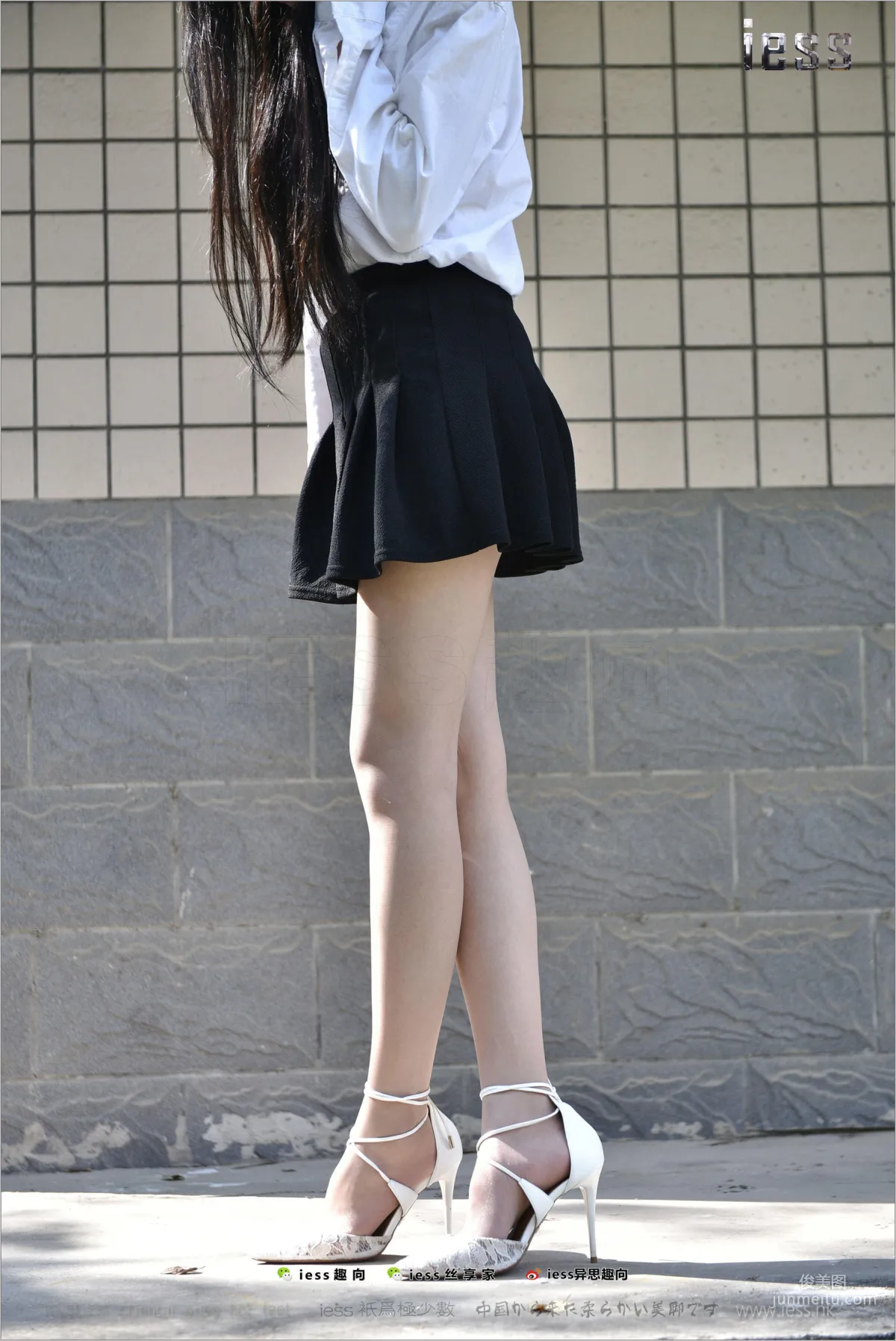Silk Stockings Bento 189 Ruo Qi, First Time Wearing High Heels [IESS] Photo Set photo 95
