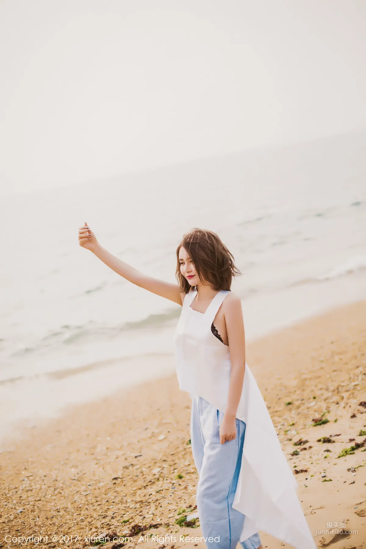 Nian Shi (Kai Zhu) 'Seaside Aesthetic Style + Sexy Indoor' [XiuRen] NO.879 Photo Set photo 16