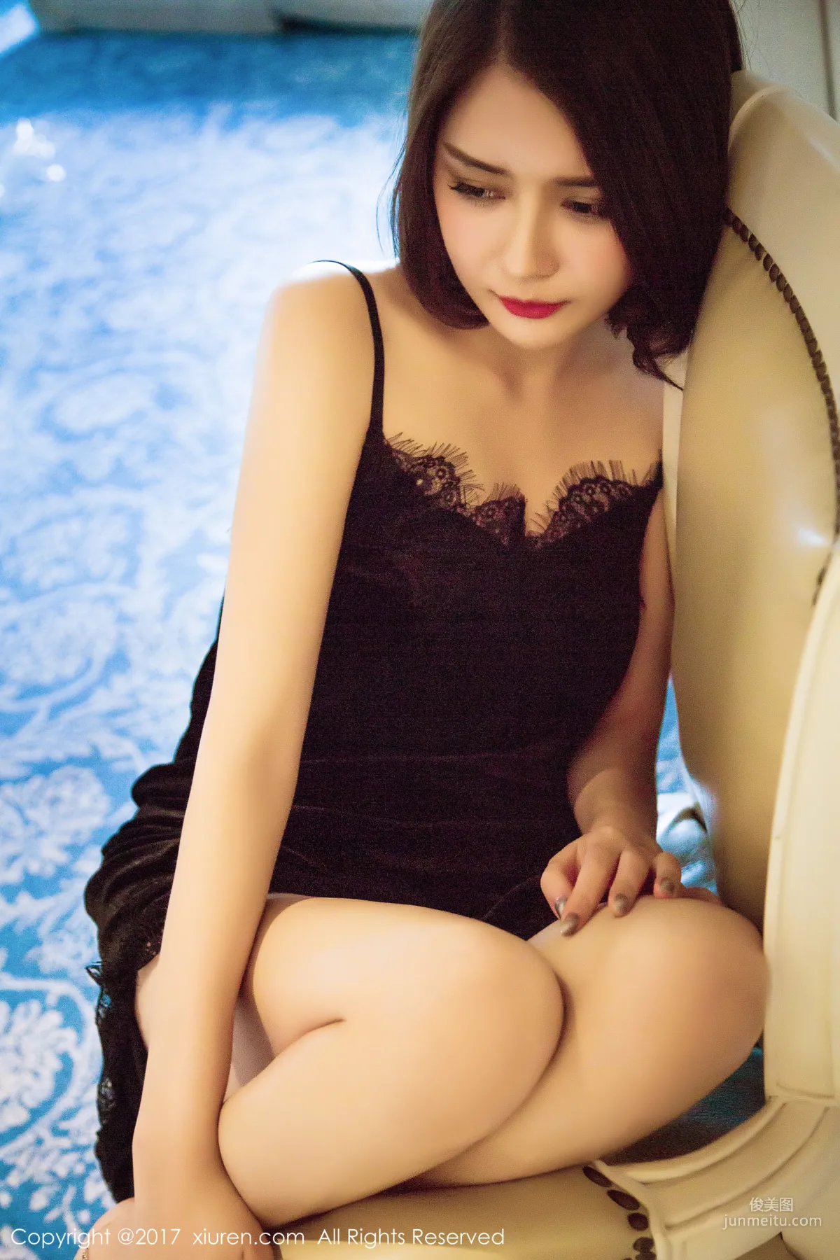 Nian Shi (Kai Zhu) 'Seaside Aesthetic Style + Sexy Indoor' [XiuRen] NO.879 Photo Set photo 37