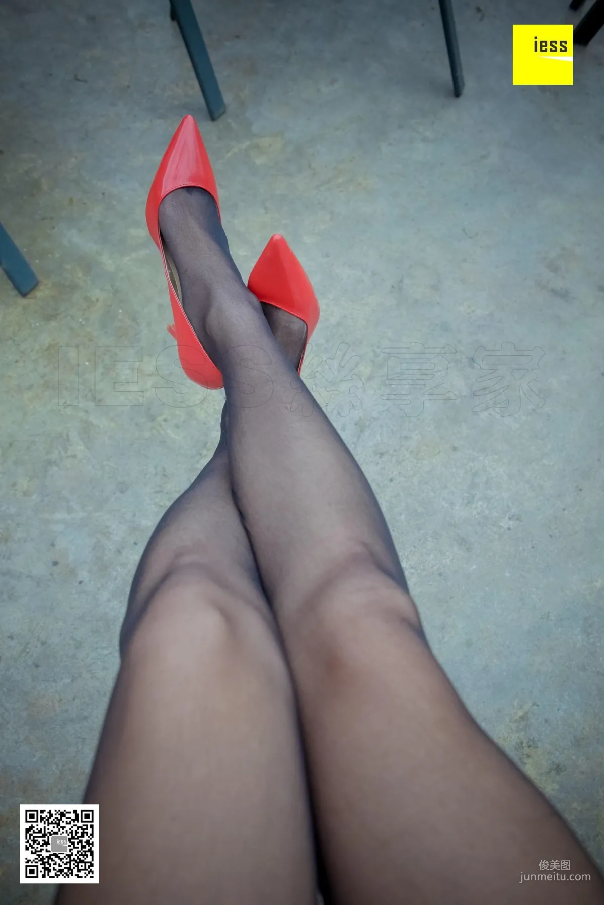 Si Xiang Jia 139 Mu Mu "Reinforced Toe Black Stockings" [IESS] Photo Set photo 43