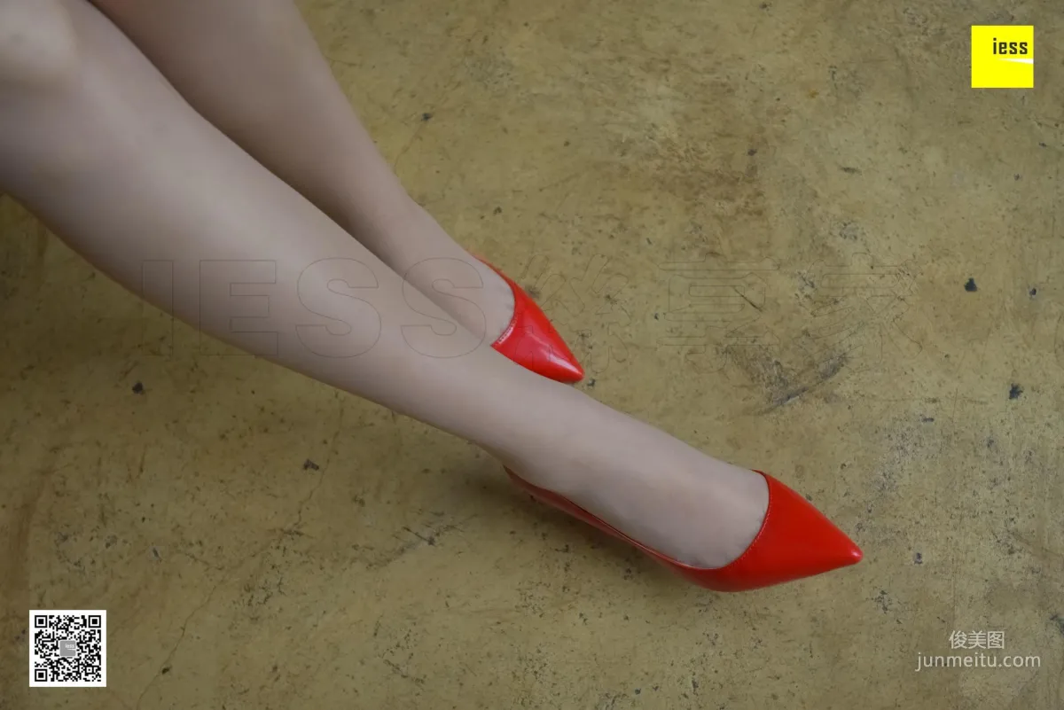 Silk Enjoyer 146 Zi Zi "Non-Slip Sole Nude Stockings and Red High Heels" [IESS] Photo Set photo 51