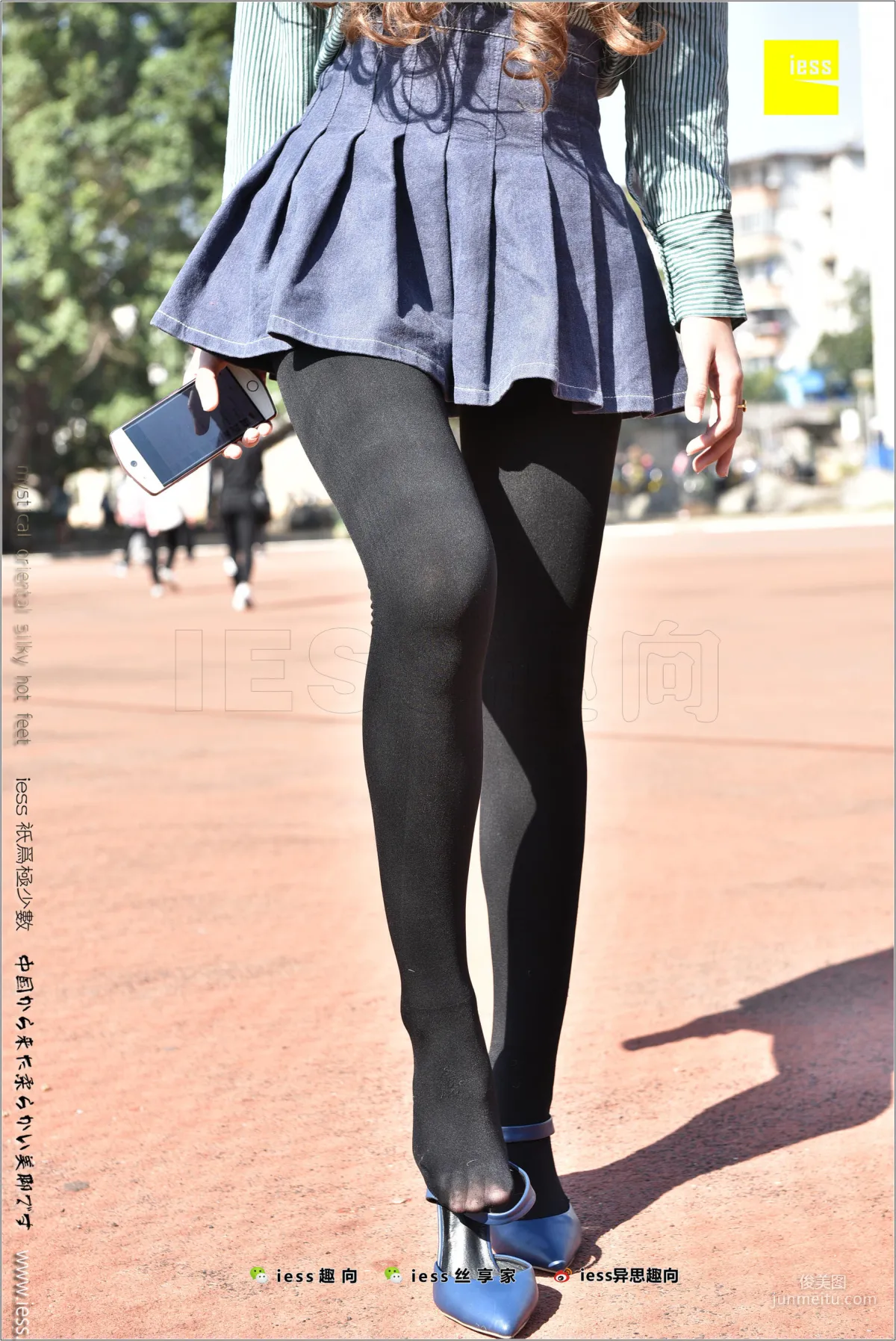 Silk Stockings Bento 182 Jing Jing, The See-Through Temptation of Thick Black Stockings [IESS] Photo Set photo 63