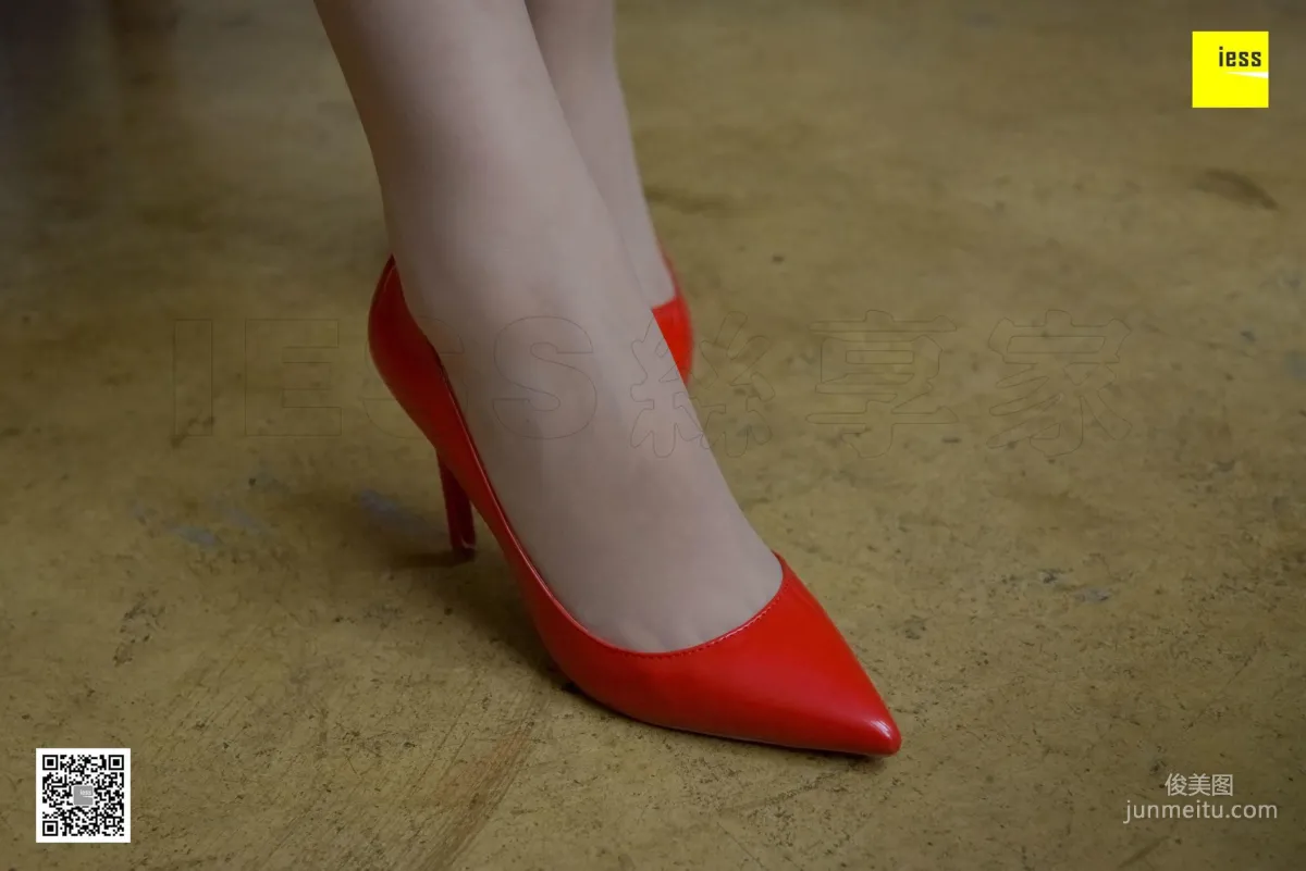 Silk Enjoyer 146 Zi Zi "Non-Slip Sole Nude Stockings and Red High Heels" [IESS] Photo Set photo 21