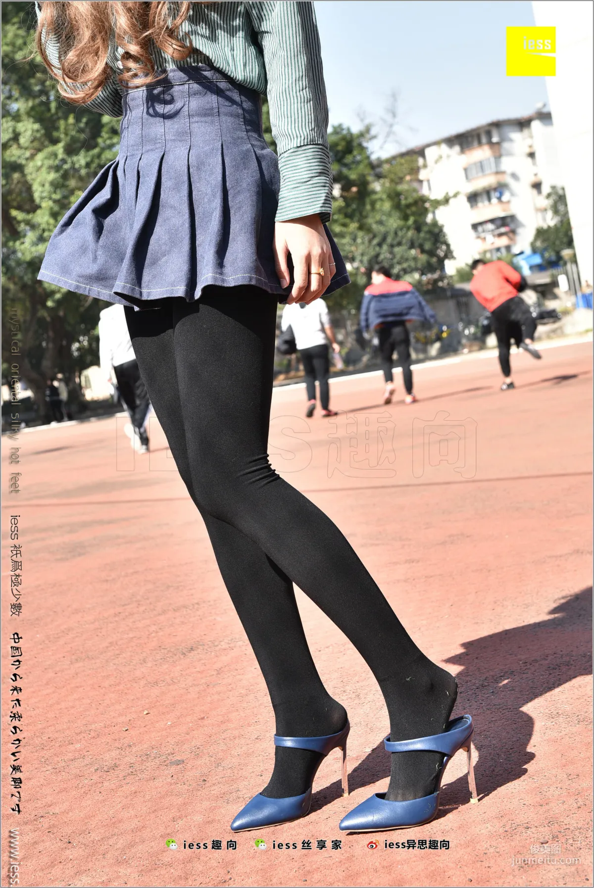 Silk Stockings Bento 182 Jing Jing, The See-Through Temptation of Thick Black Stockings [IESS] Photo Set photo 35