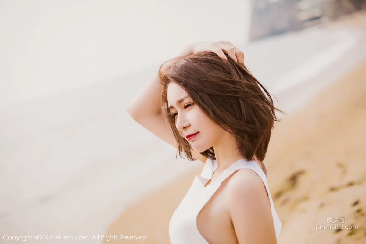 Nian Shi (Kai Zhu) 'Seaside Aesthetic Style + Sexy Indoor' [XiuRen] NO.879 Photo Set photo 13
