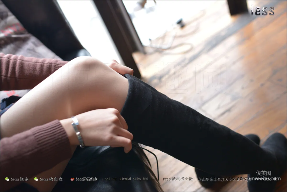 Silk Stockings Bento 190 Zhang Xinyue "Over-Knee Boots: King's Temptation 1" [IESS] Photo Set photo 45