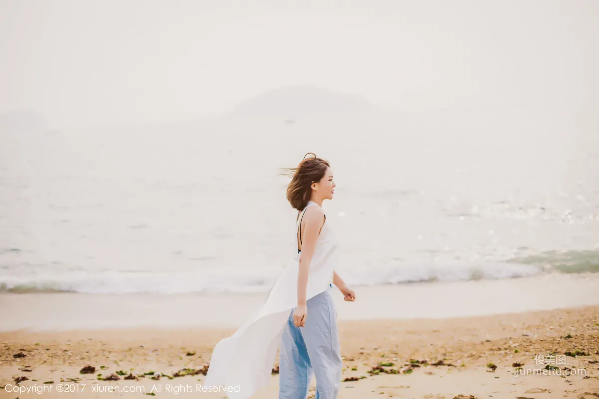 Nian Shi (Kai Zhu) 'Seaside Aesthetic Style + Sexy Indoor' [XiuRen] NO.879 Photo Set photo 9