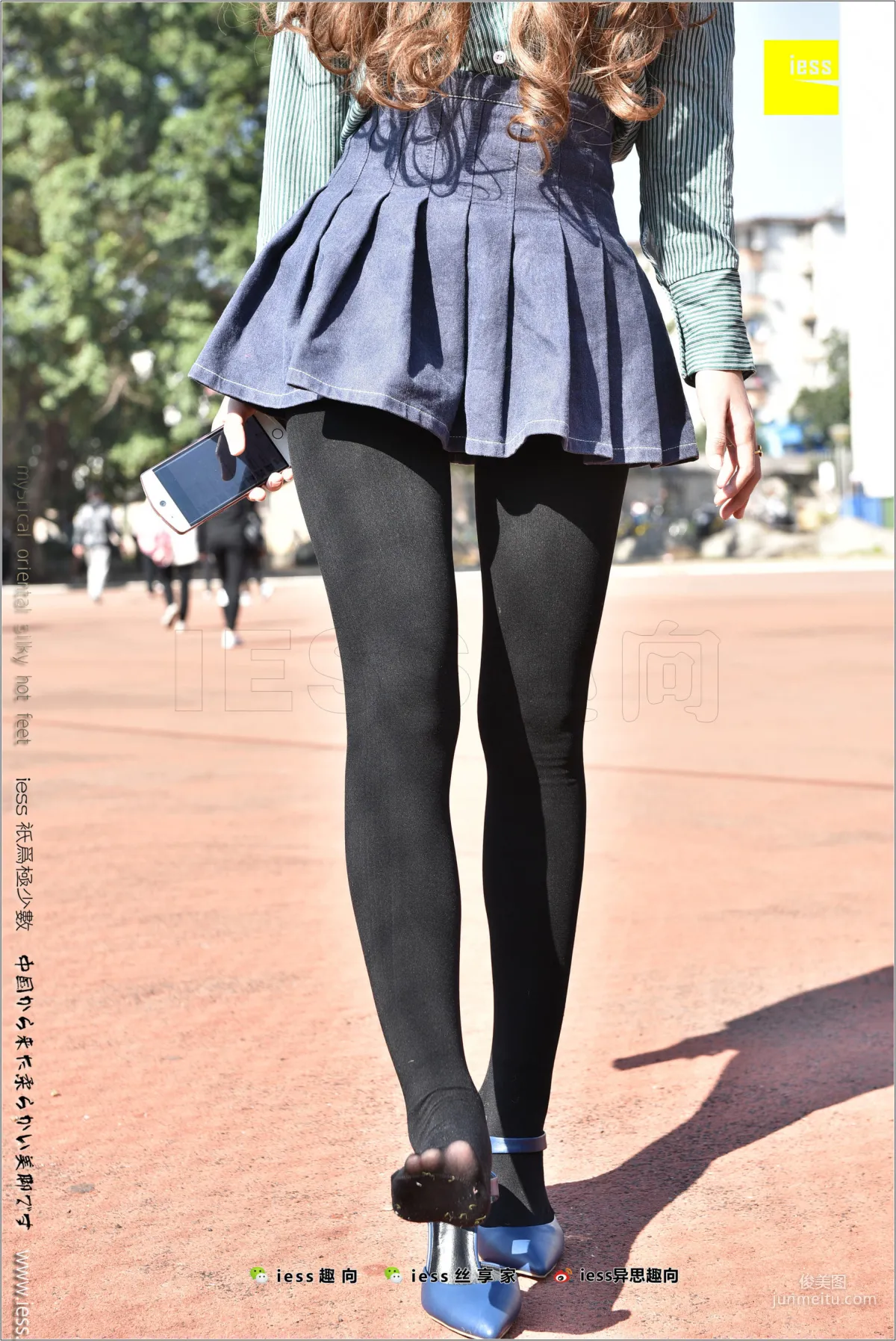 Silk Stockings Bento 182 Jing Jing, The See-Through Temptation of Thick Black Stockings [IESS] Photo Set photo 62