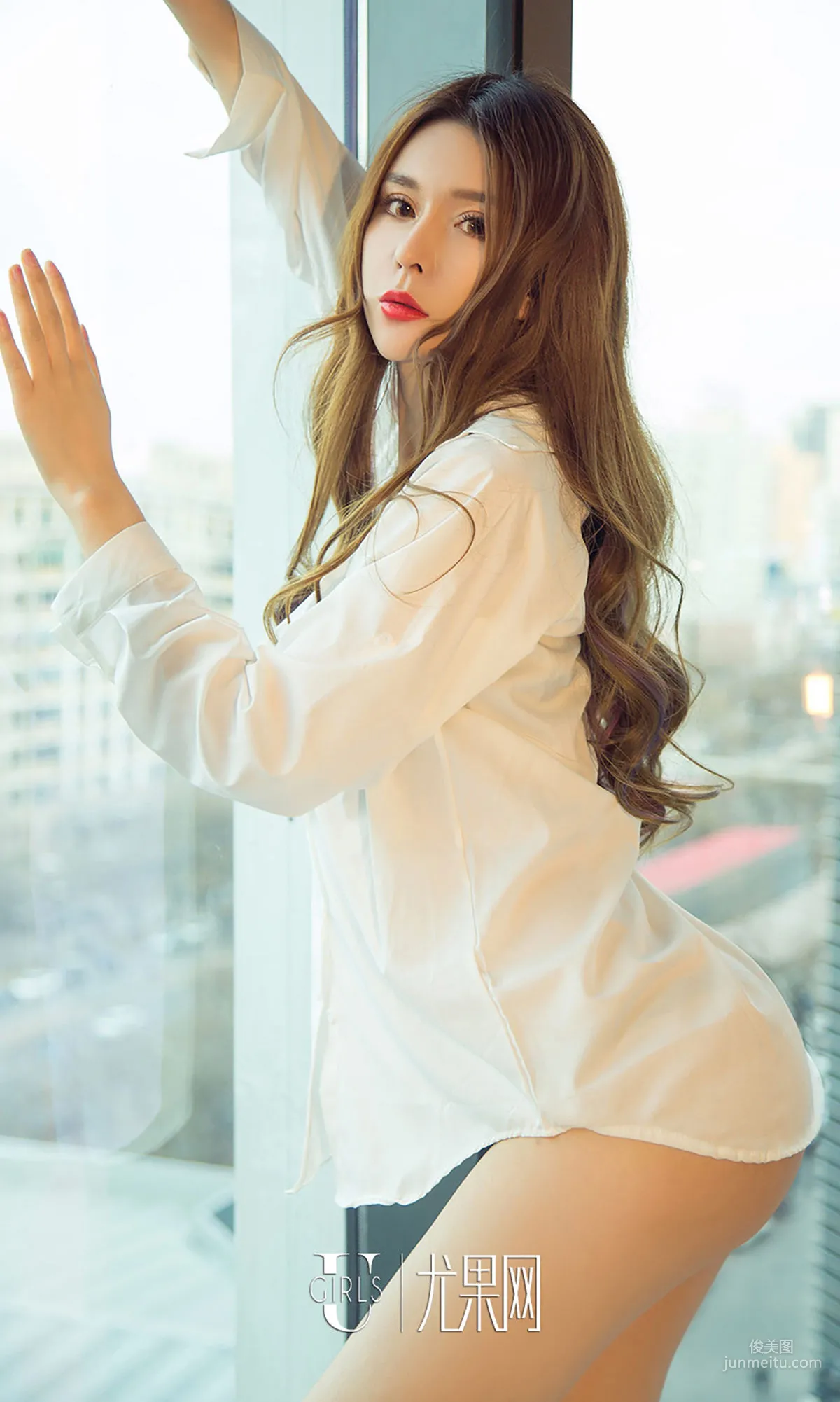 Na Youzi, Eye-Catching Red Lips [Ugirls App Love Ugirls] No.972 Photo Set photo 5