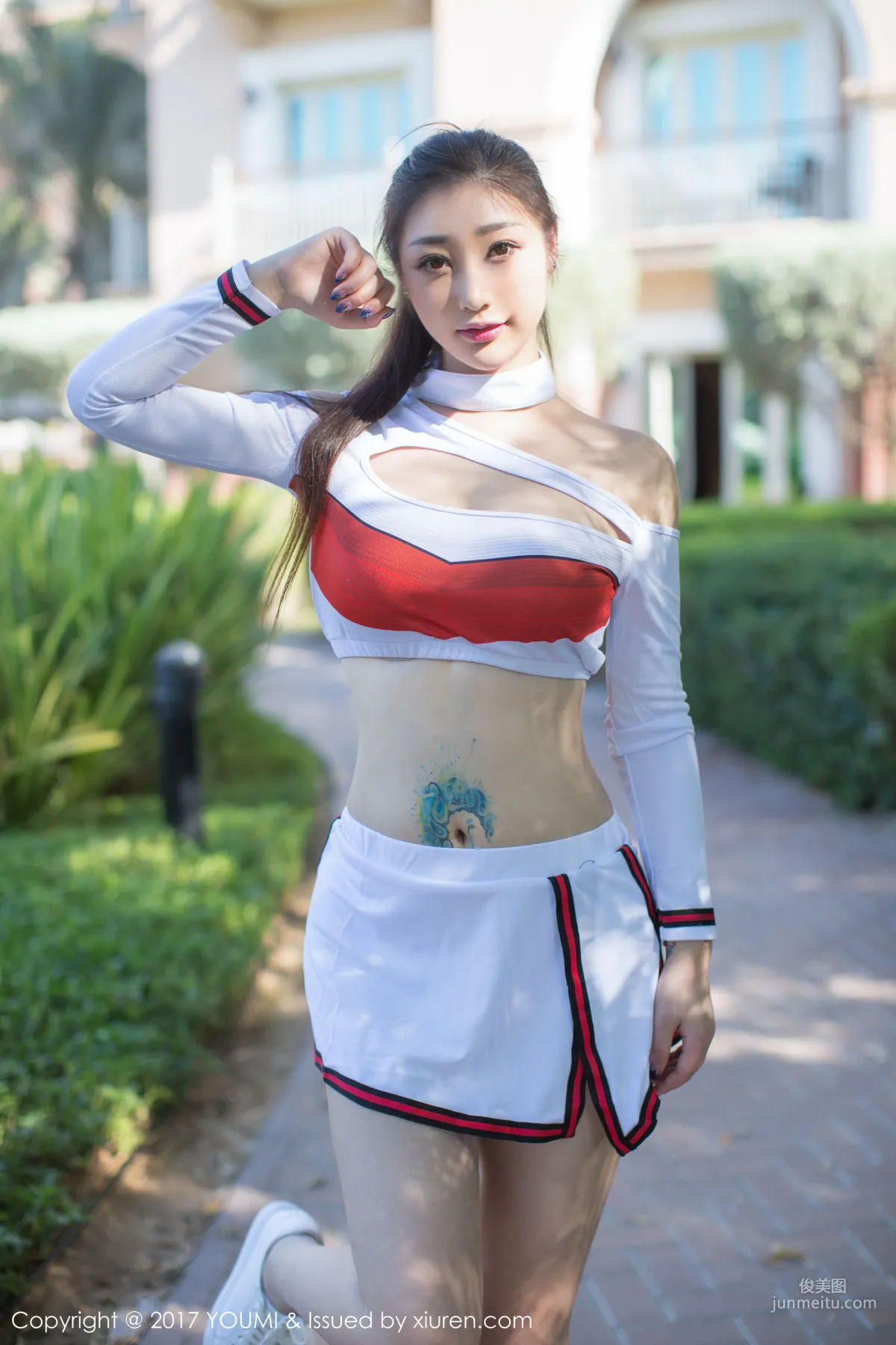 Daji Toxic, Uniform and Vacuum Metal Chain [YouMi] VOL.090 Photo Set photo 12