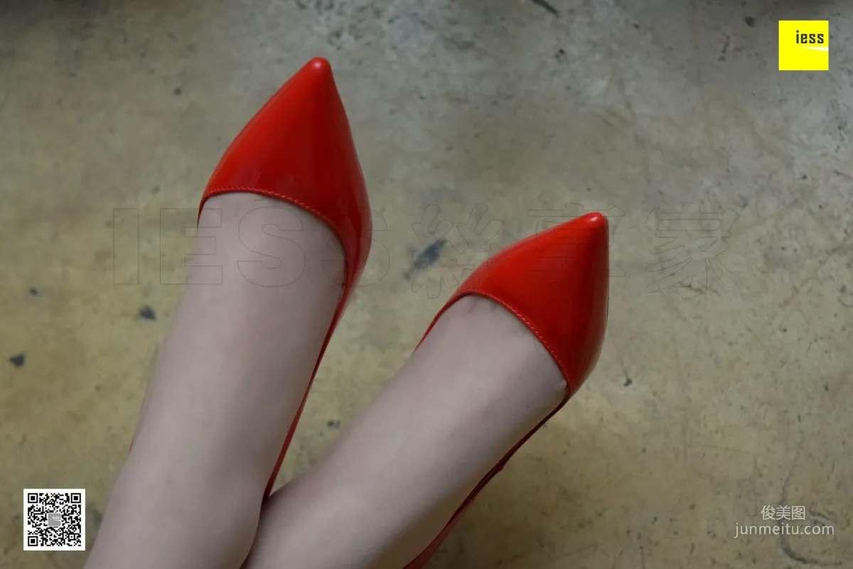 Silk Enjoyer 146 Zi Zi "Non-Slip Sole Nude Stockings and Red High Heels" [IESS] Photo Set photo 53