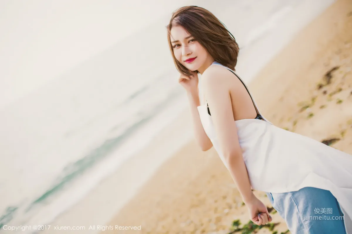 Nian Shi (Kai Zhu) 'Seaside Aesthetic Style + Sexy Indoor' [XiuRen] NO.879 Photo Set photo 14