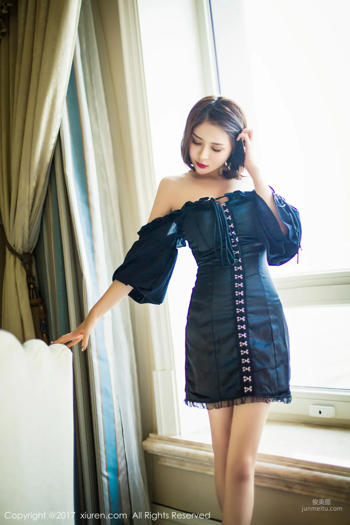 Nian Shi (Kai Zhu) 'Seaside Aesthetic Style + Sexy Indoor' [XiuRen] NO.879 Photo Set photo 29