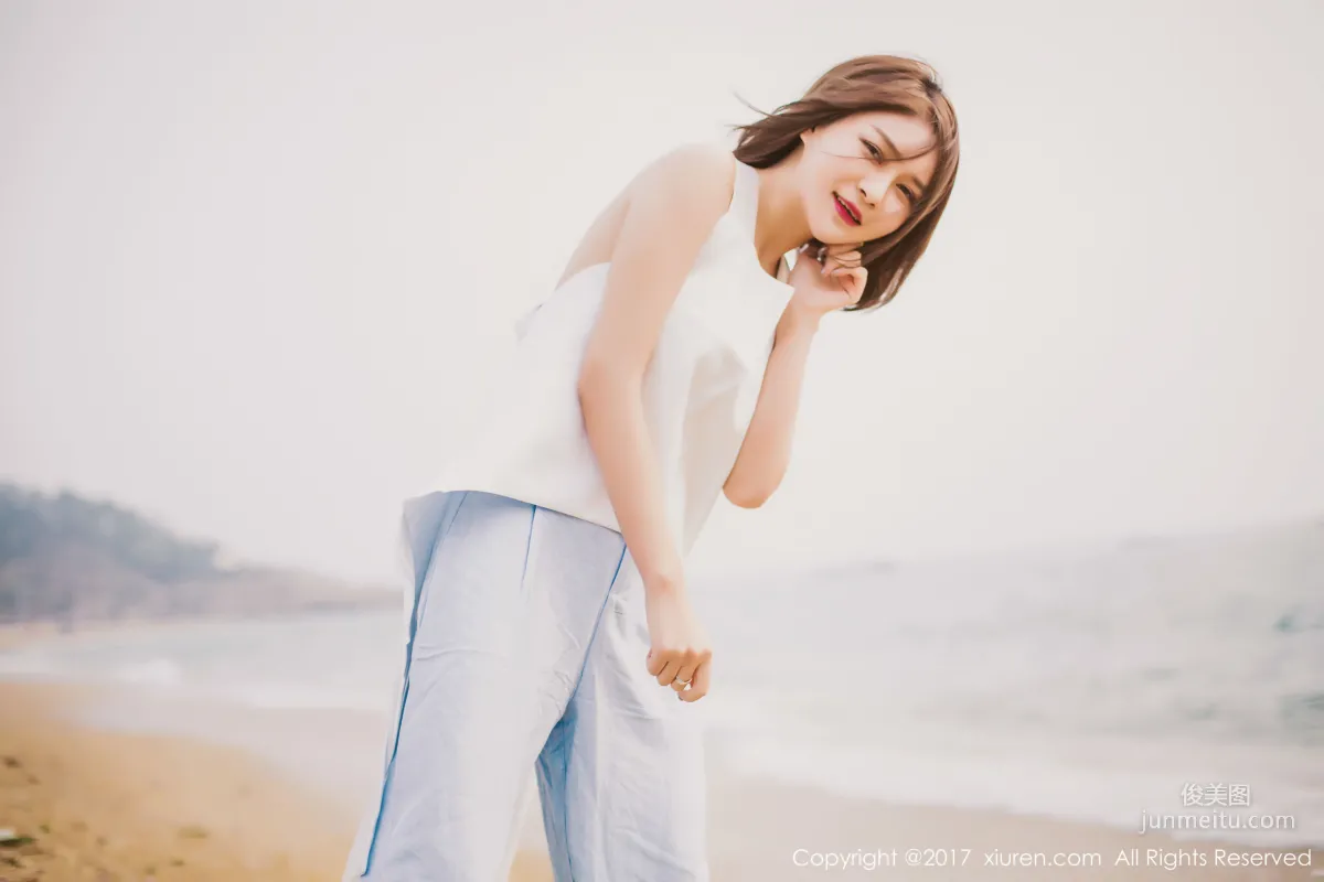 Nian Shi (Kai Zhu) 'Seaside Aesthetic Style + Sexy Indoor' [XiuRen] NO.879 Photo Set photo 6