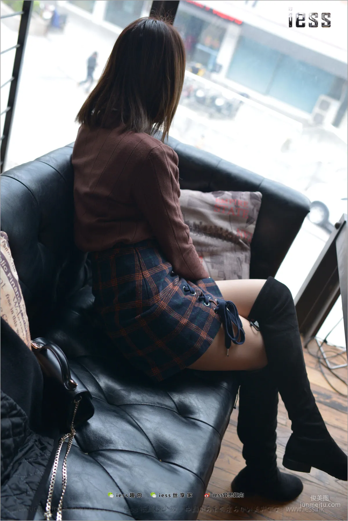 Silk Stockings Bento 190 Zhang Xinyue "Over-Knee Boots: King's Temptation 1" [IESS] Photo Set photo 22