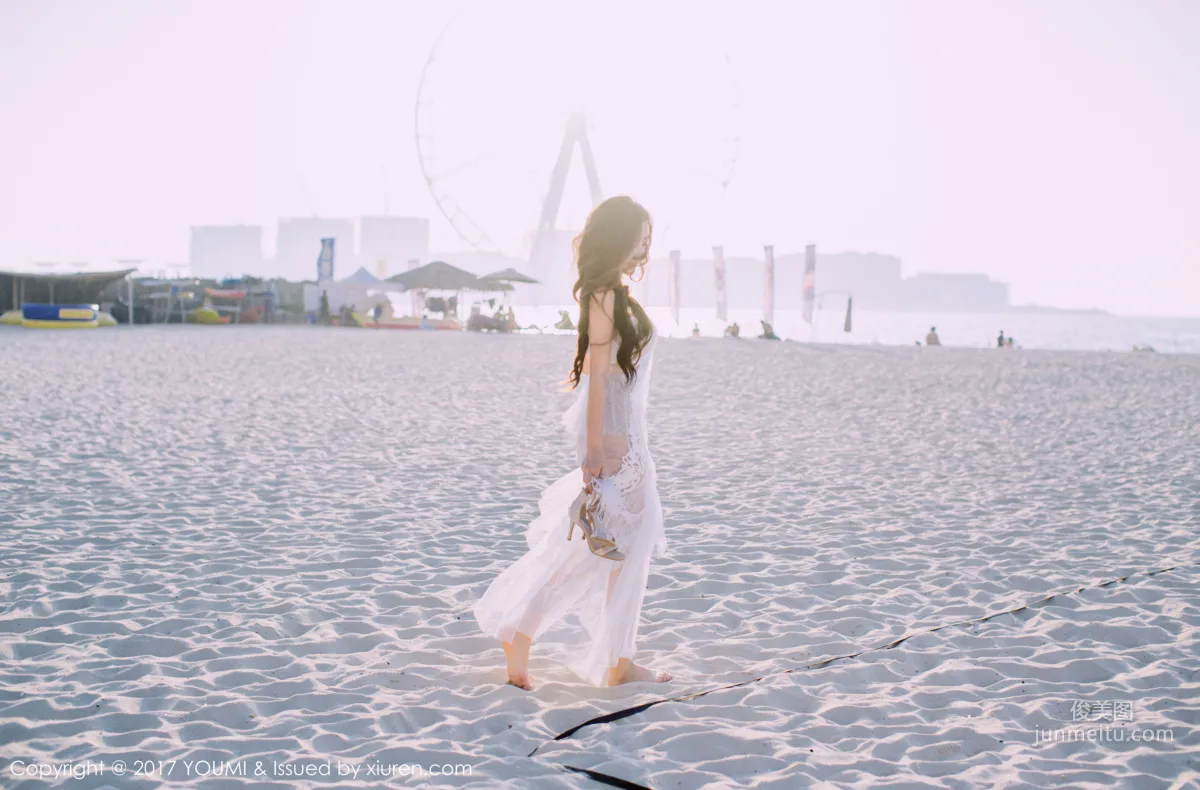 Yumi- Youmei Blue Sky Silver Beach White Clouds Beauty [YouMi] VOL.088 Photo Set photo 23
