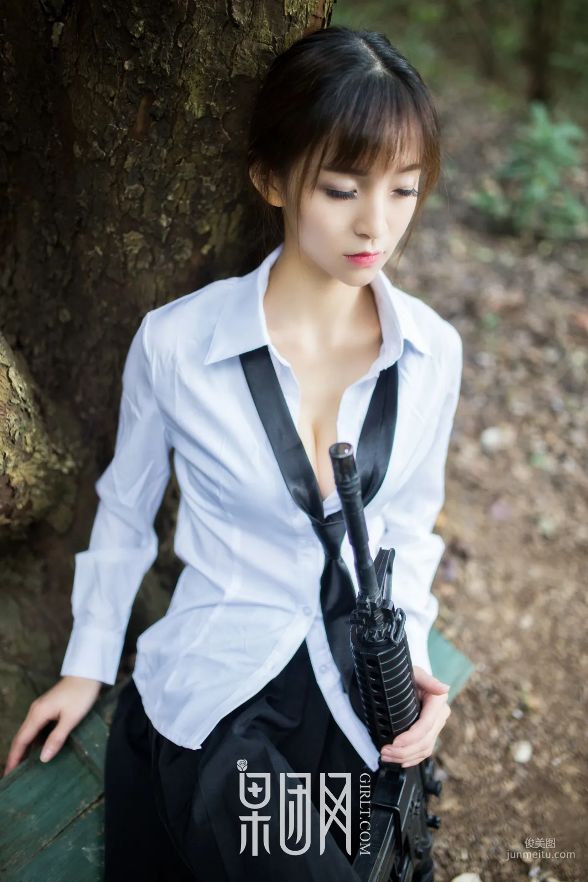Mo Gu, Beauty's Wild Battle in the Wilderness, Sexy and Alluring! [Girlt] NO.109 Photo Set photo 6