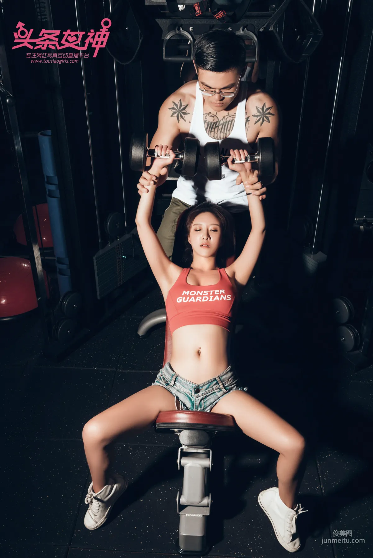 Janny Gym Goddess Workout [TouTiao Goddess] Photo Set photo 1