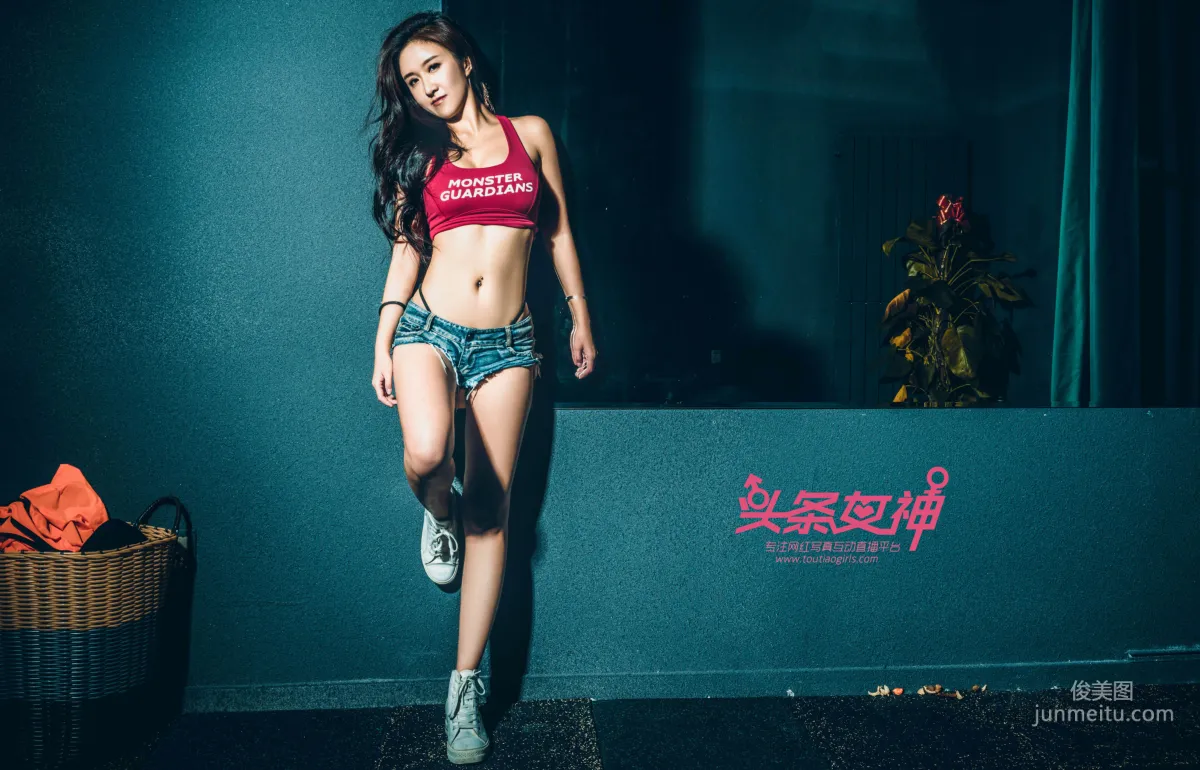 Janny Gym Goddess Workout [TouTiao Goddess] Photo Set photo 15