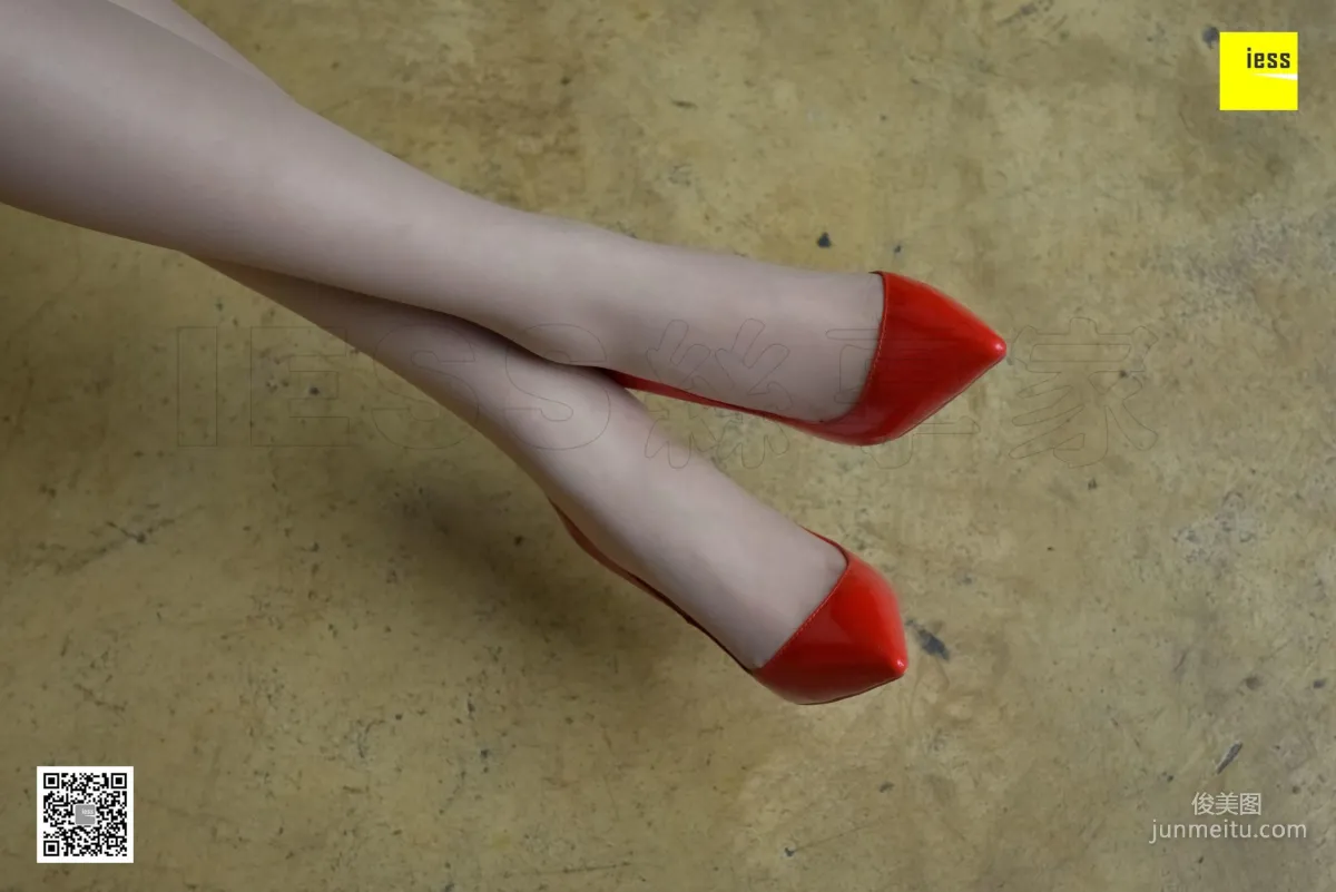 Silk Enjoyer 146 Zi Zi "Non-Slip Sole Nude Stockings and Red High Heels" [IESS] Photo Set photo 52