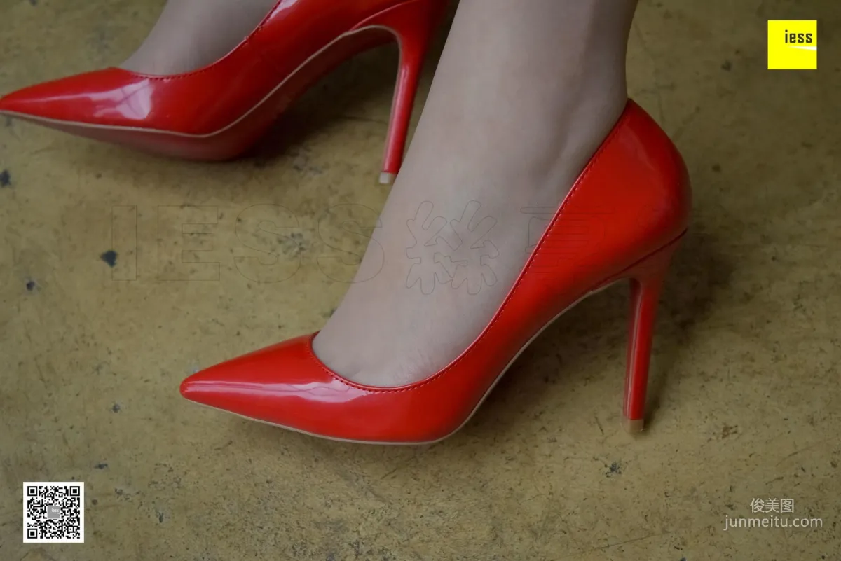 Silk Enjoyer 146 Zi Zi "Non-Slip Sole Nude Stockings and Red High Heels" [IESS] Photo Set photo 59