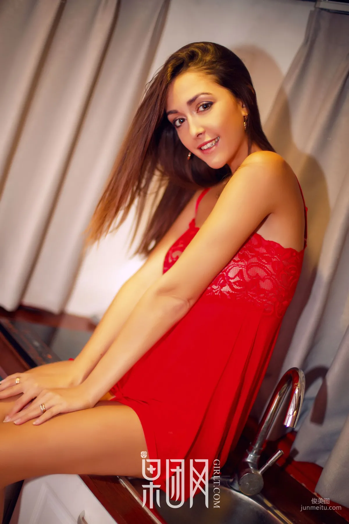 Ao Lina, Fishnet Stockings & See-Through Outfit, Girlt Nineteen Plus! [Girlt] NO.104 Photo Set photo 31