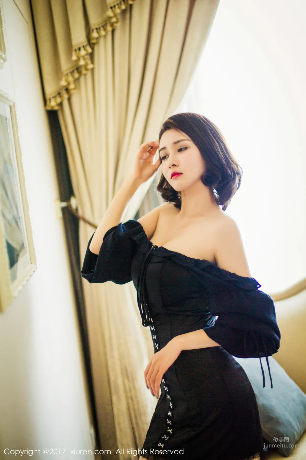Nian Shi (Kai Zhu) 'Seaside Aesthetic Style + Sexy Indoor' [XiuRen] NO.879 Photo Set photo 26
