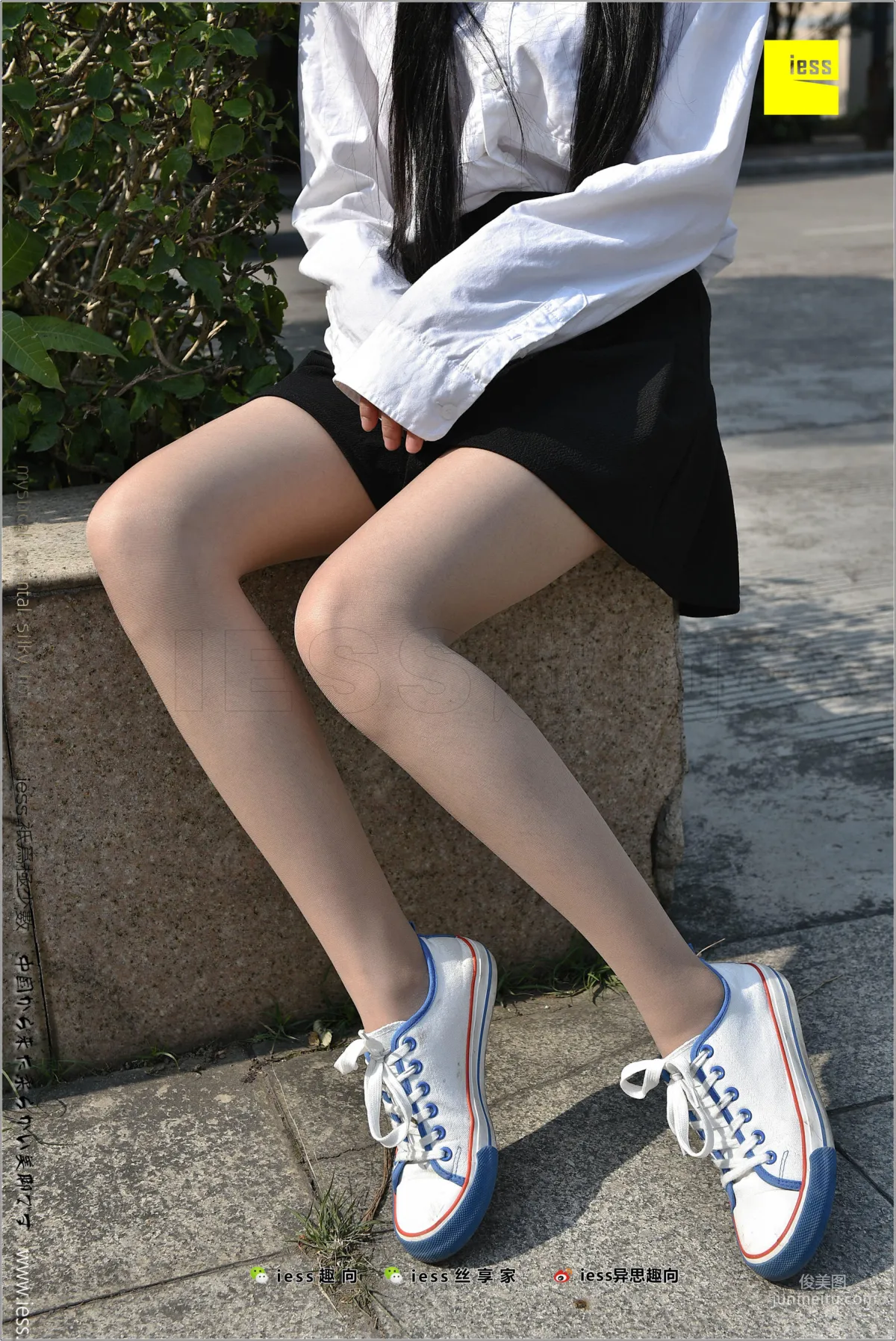 Silk Stockings Bento 181 Ruo Qi "Silk of Coming of Age -- Canvas Shoes 1" [IESS] Photo Set photo 18