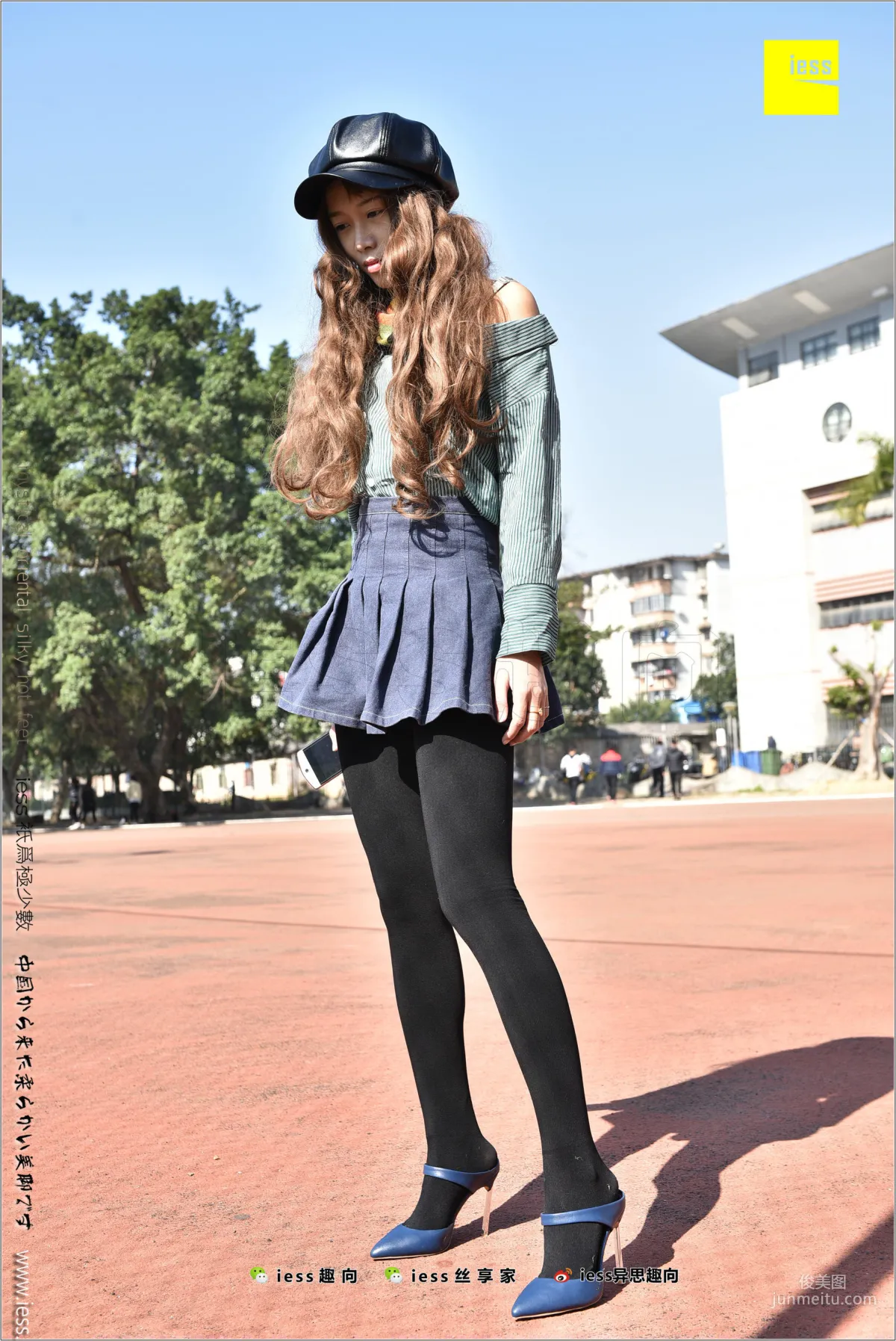 Silk Stockings Bento 182 Jing Jing, The See-Through Temptation of Thick Black Stockings [IESS] Photo Set photo 43