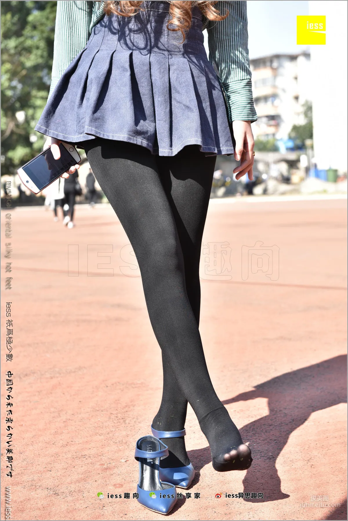 Silk Stockings Bento 182 Jing Jing, The See-Through Temptation of Thick Black Stockings [IESS] Photo Set photo 64